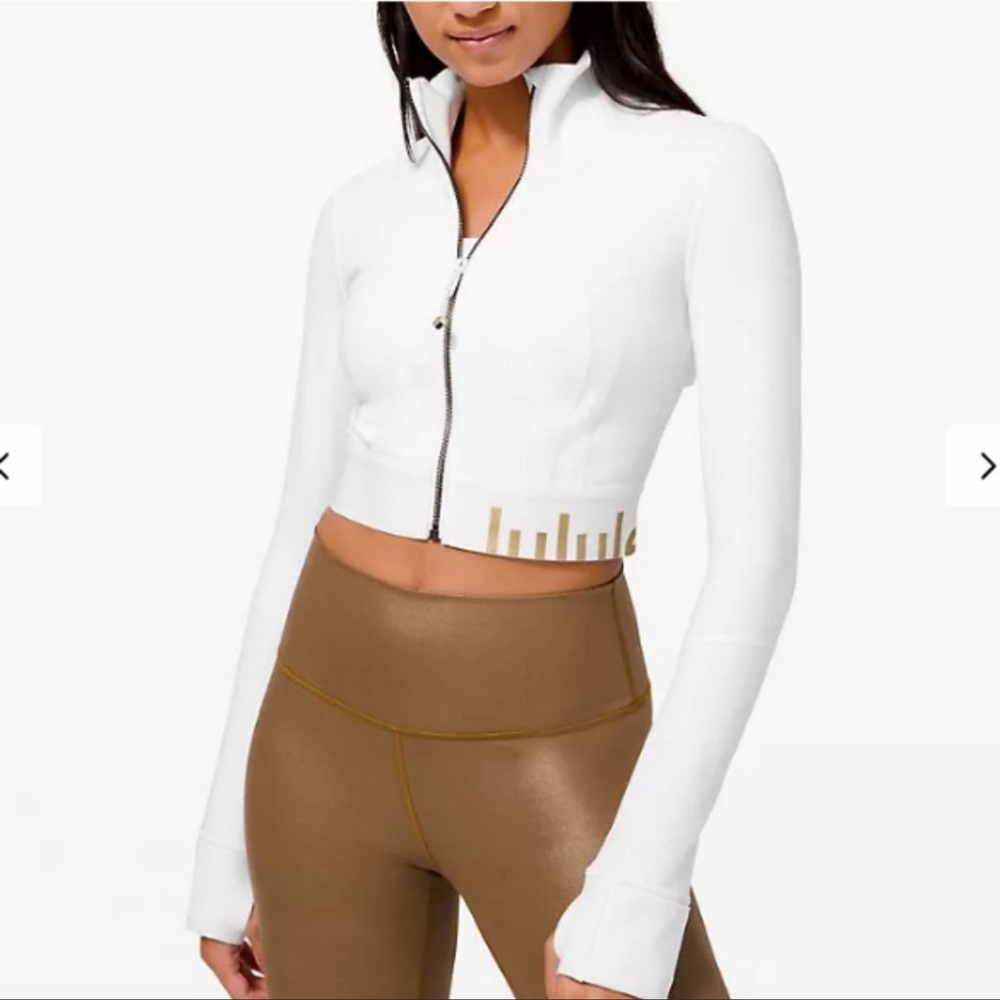 Lululemon define cropped jacket size 6